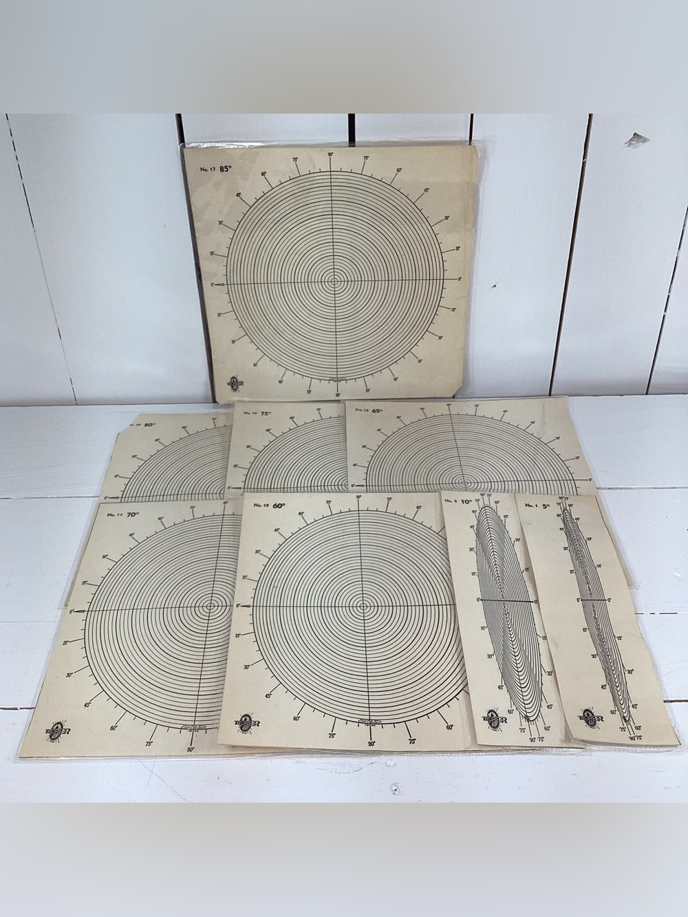 8 Unique 1944 Laminated Graphing Paper With Tilt Perspective
